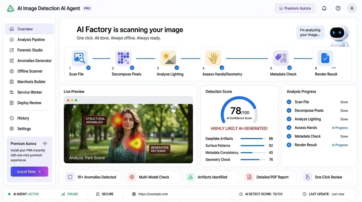 AI spam blocker Spam Blocker — example of the AI tool dashboard software